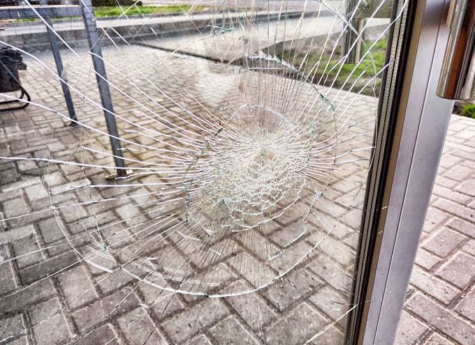 Damaged Glazing